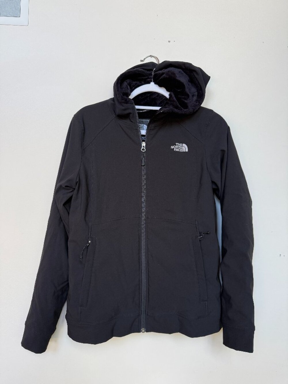 The North Face Black Fleece Lined Hooded Jacket Women’s M